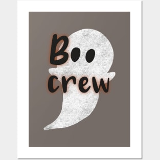 Boo Crew Cute Halloween Ghost Posters and Art